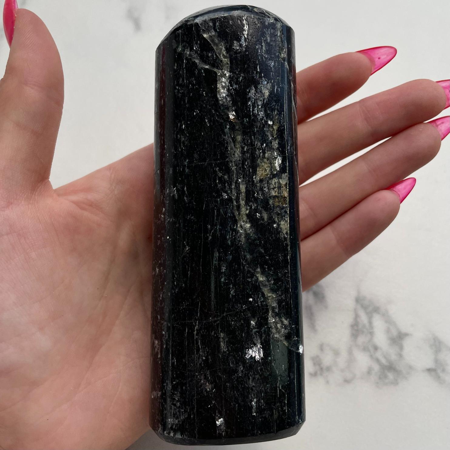 Black Tourmaline Polished Freeform - BT23 Black Tourmaline Polished Freeform - BT23